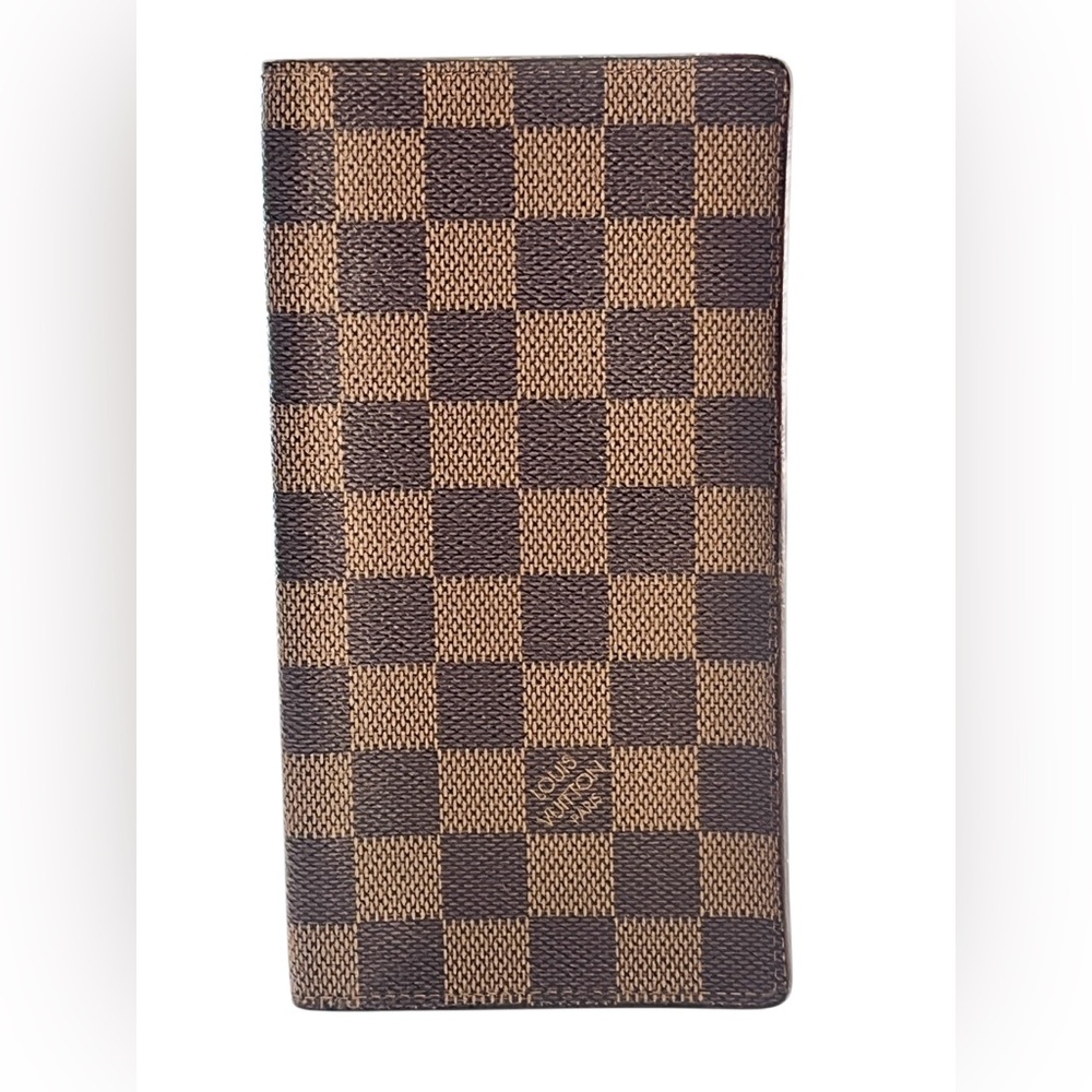 LOUIS VUITTON Damier Ebene Brazza Wallet